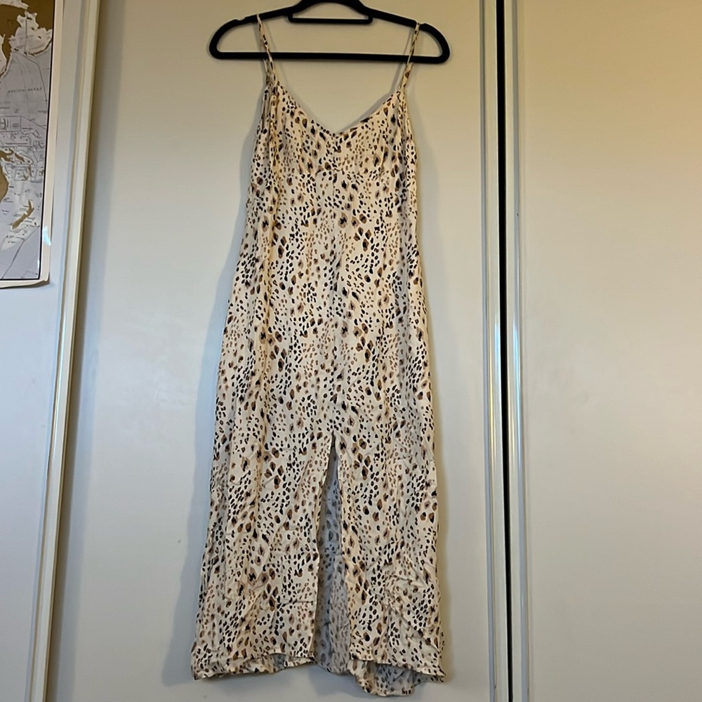 Sunrise Maxi Dress - Cheetah Print - XS- Saltwater Luxe